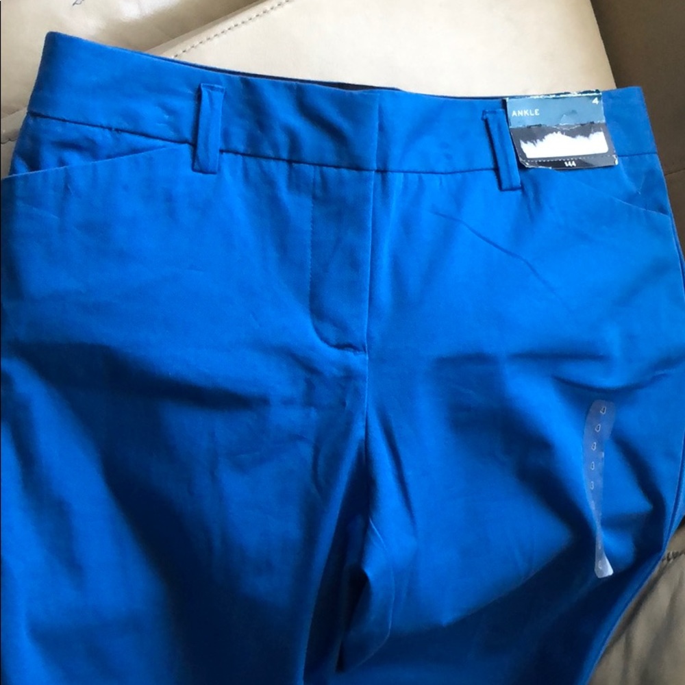 NEW blue work pants size 4
